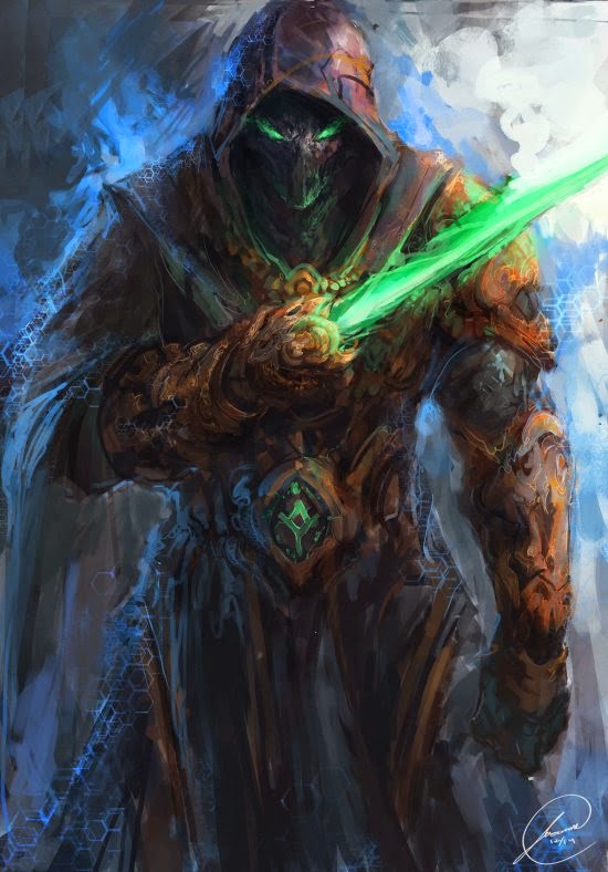 As pinturas digitais com temas de fantasia e mitologia de Jason Nguyen Jason Nguyen deviantart ilustrações pinturas digitais fantasia mitologia anjos deuses