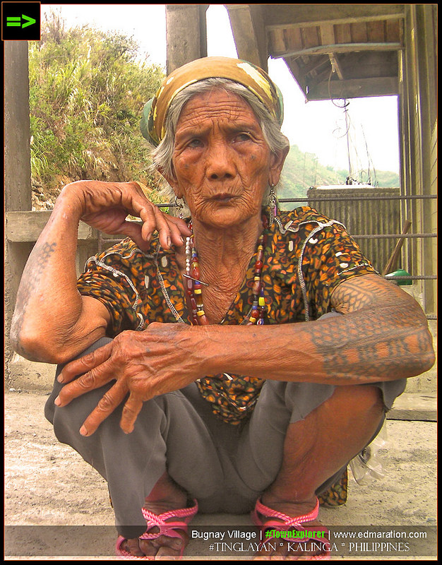 Kalinga tattooed women