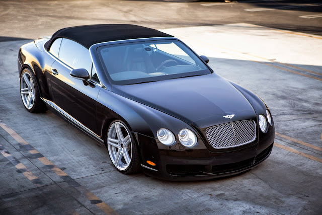 lowered bentley continental