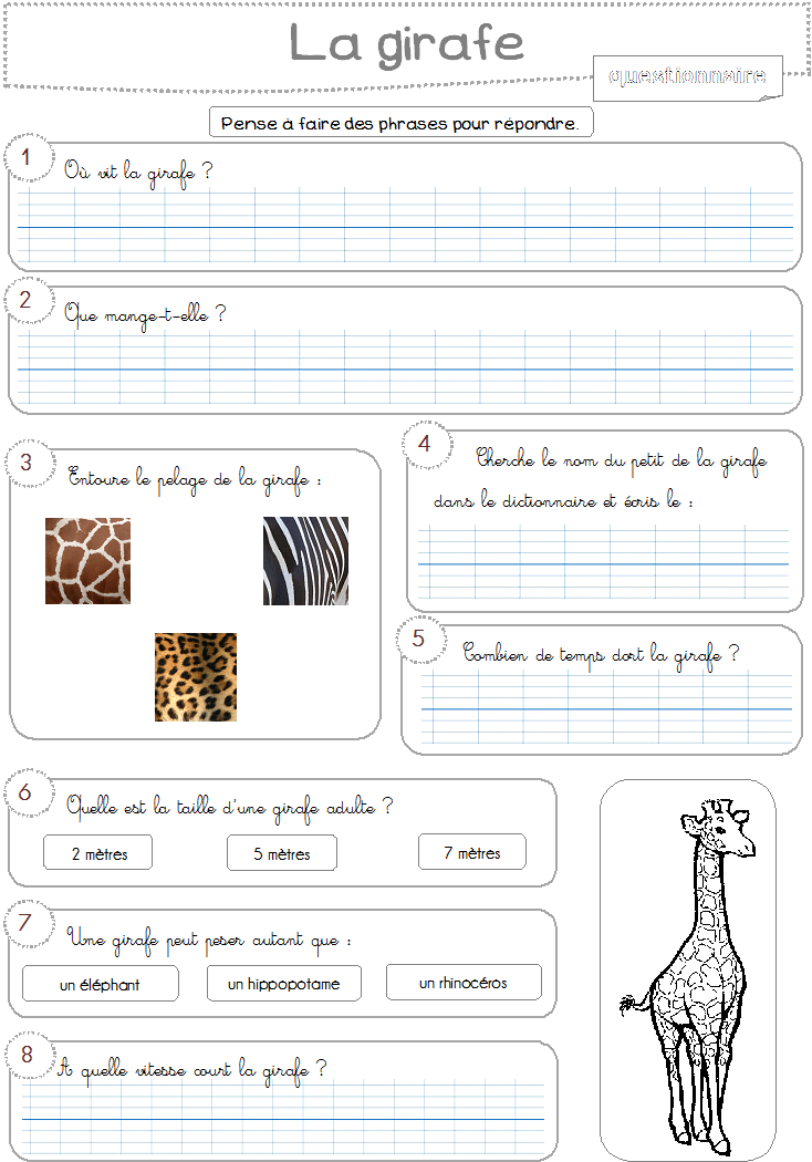 Inventaire de ma classe Lecture documentaire