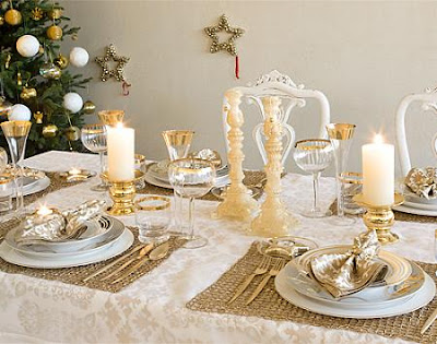 decoração mesa natal - branca madureira