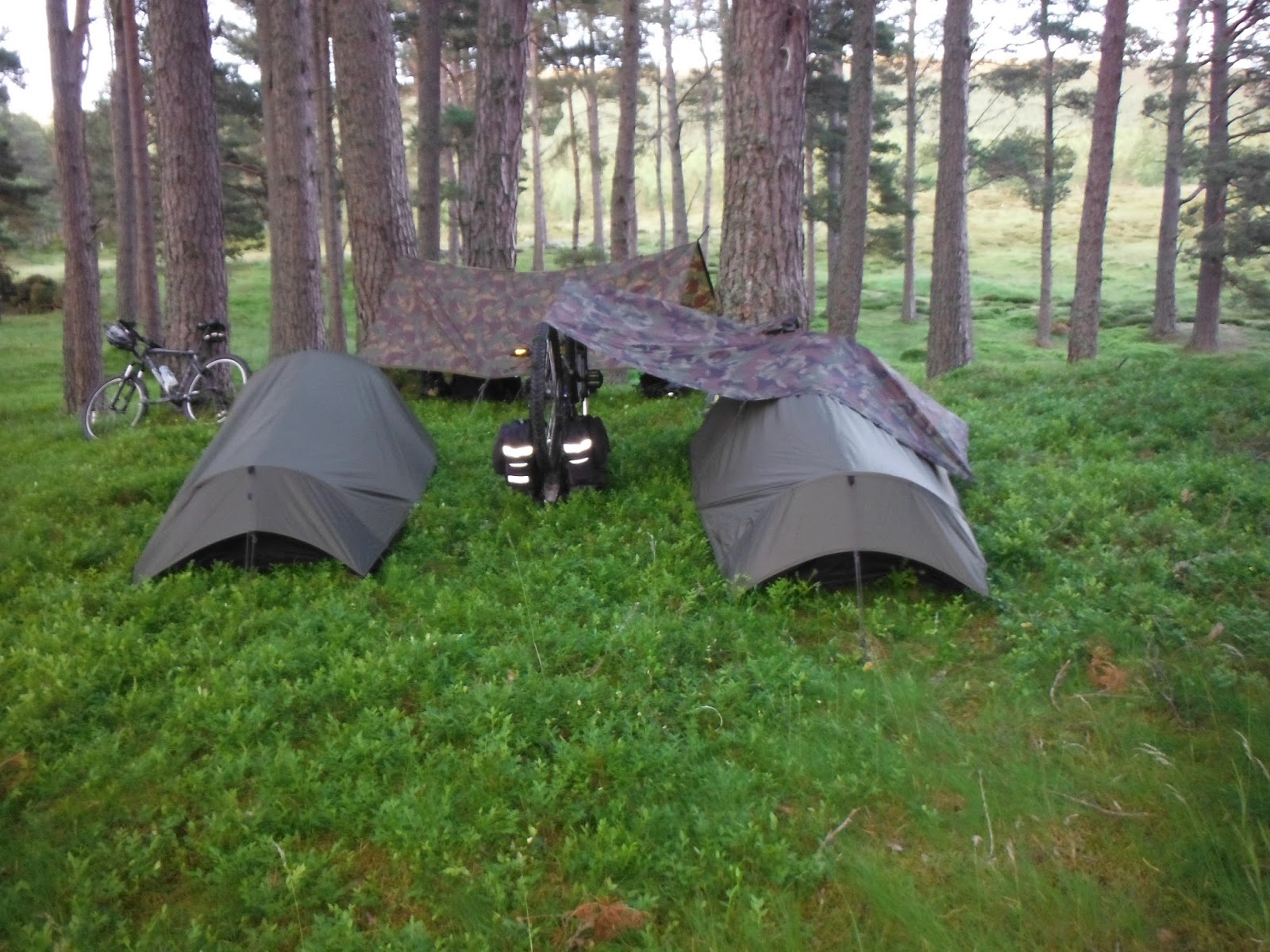 One Man Four Bikes Freedom Wild Camping At The Linn Of Dee
