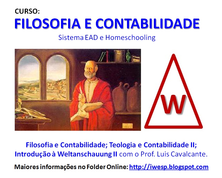 Curso: FILOSOFIA E CONTABILIDADE com o Prof. Luis Cavalcante