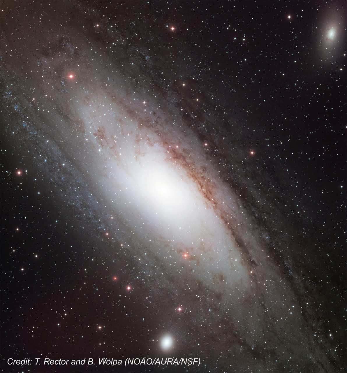 Ground-based Image of Andromeda Galaxy, M31