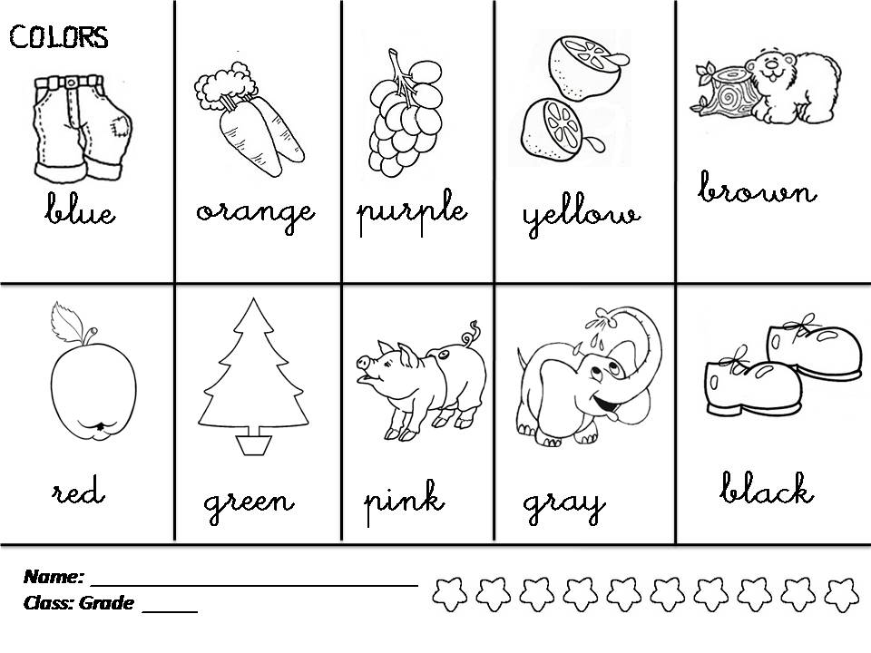 Worksheets Learning Colors Worksheets worksheets teaching colors for kids teachers free free