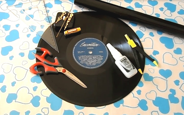 diy+relógio+disco+dominó+dia+dos+pais