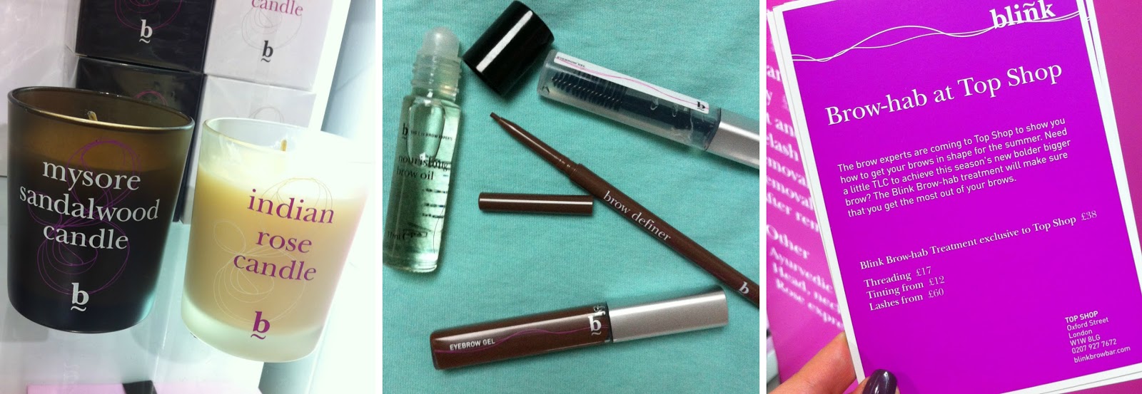 My Blink Brow Bar experience, topshop, review, eyebrows, brows,