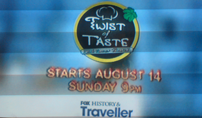 Twist of Taste on Fox History and Traveller