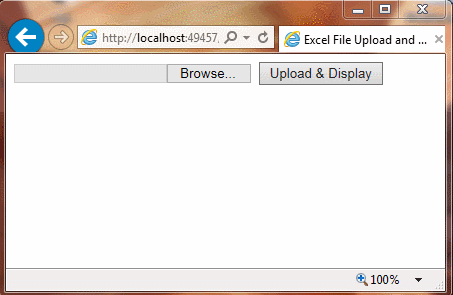 Excel File Upload Or Import and Display In GridView Using C# In Asp.Net