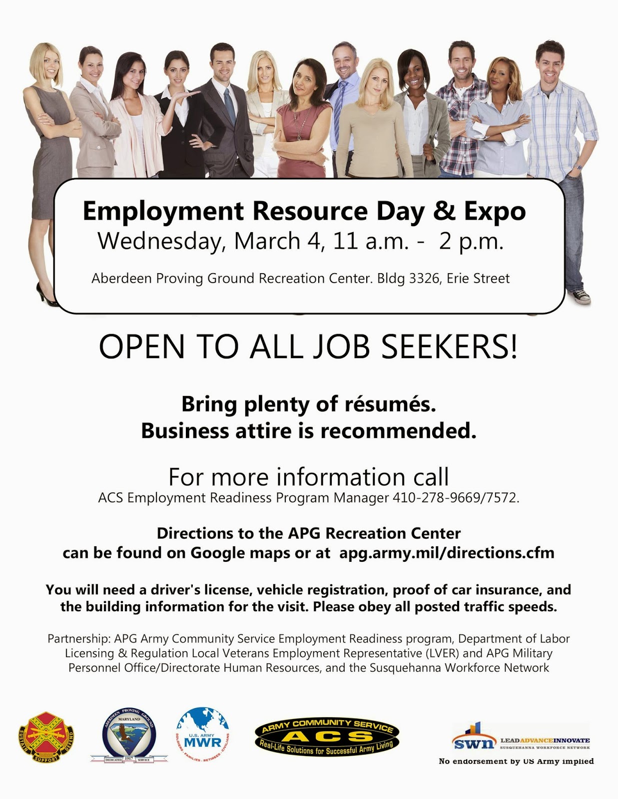 Aberdeen Proving Ground " Employment Resource Day"