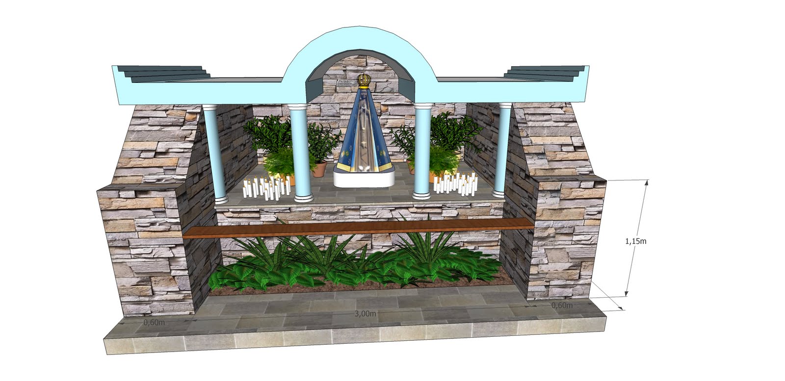 projeto de gruta de jardim:NineArqBlog: Gruta Nossa Senhora Aparecida Boa Vista do Incra projeto de gruta de jardim:NineArqBlog: Gruta Nossa Senhora Aparecida Boa Vista do Incra