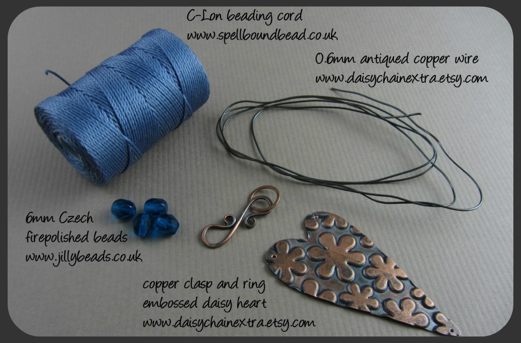 Joanne Tinley Jewellery Tutorial Tuesday Heart and Flowers bracelet