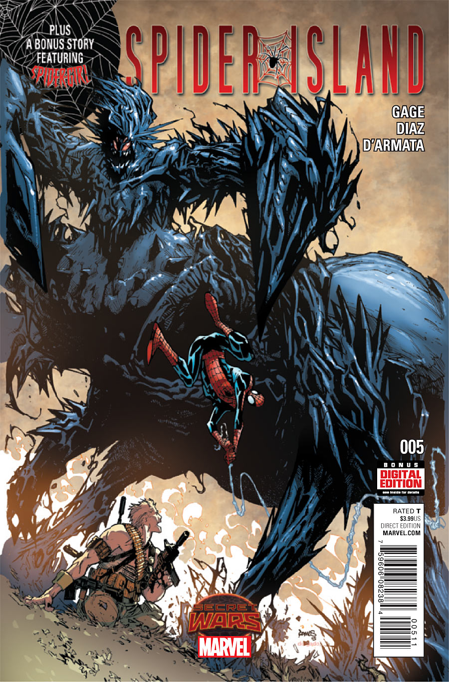 The Venom Site secret wars spiderisland
