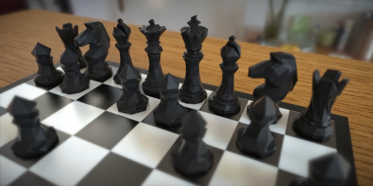 4 Player chessboard by Bryan, Download free STL model