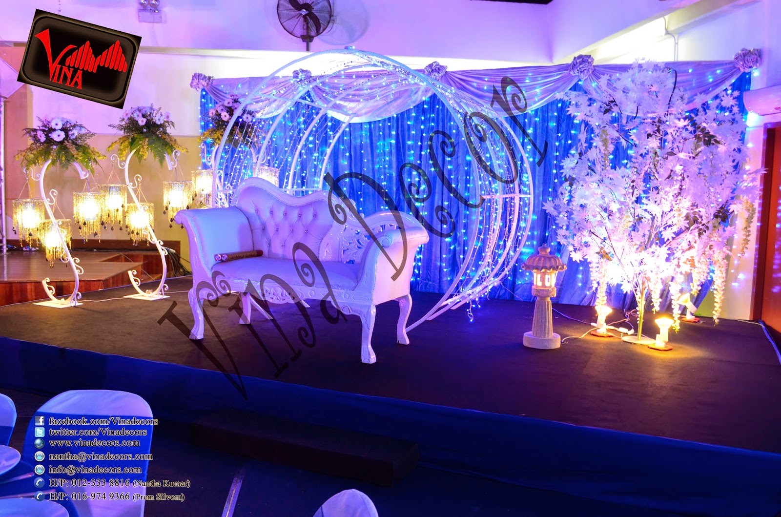A Truly Magical Winter Wedding Dinner Concept at Pusat Komuniti Setul Perdana, Jalan 2/48A, Sentul Perdana, Bandar Baru Sentul Perdana, Kuala Lumpur on Saturday 26/04/2014 7PM (Entrance Decor with cloth, lighting, and dry stam, Walk way pillar (tree 11 feet tall) enhanced with white leafs and hanging crystal, Walk way arch / dome with hanging crystal and dry stam, main table setting, stage setting, photography section custom design as per couple request, table and chair, and projector screen 10 x 10 feet. A Truly Magical Winter Wedding Dinner Concept at Pusat Komuniti Setul Perdana, Jalan 2/48A, Sentul Perdana, Bandar Baru Sentul Perdana, Kuala Lumpur on Saturday 26/04/2014 7PM (Entrance Decor with cloth, lighting, and dry stam, Walk way pillar (tree 11 feet tall) enhanced with white leafs and hanging crystal, Walk way arch / dome with hanging crystal and dry stam, main table setting, stage setting, photography section custom design as per couple request, table and chair, and projector screen 10 x 10 feet.