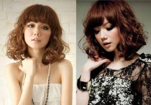 rambut keriting pendek