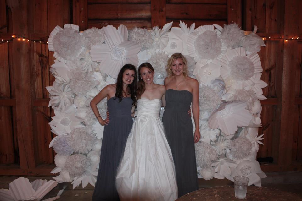 Pancakes & Glue Guns: DIY Paper Flower Wall