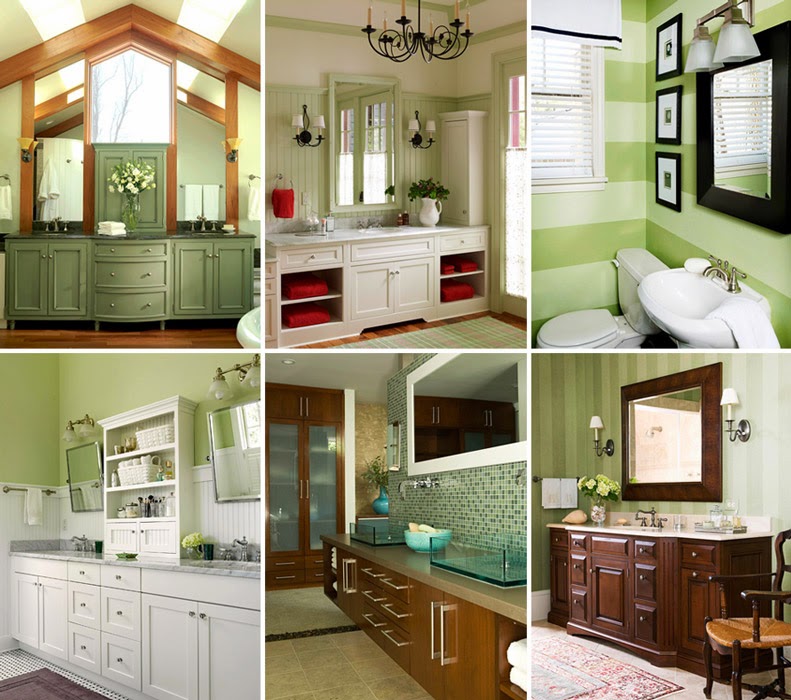 Green Bathroom Design Ideas