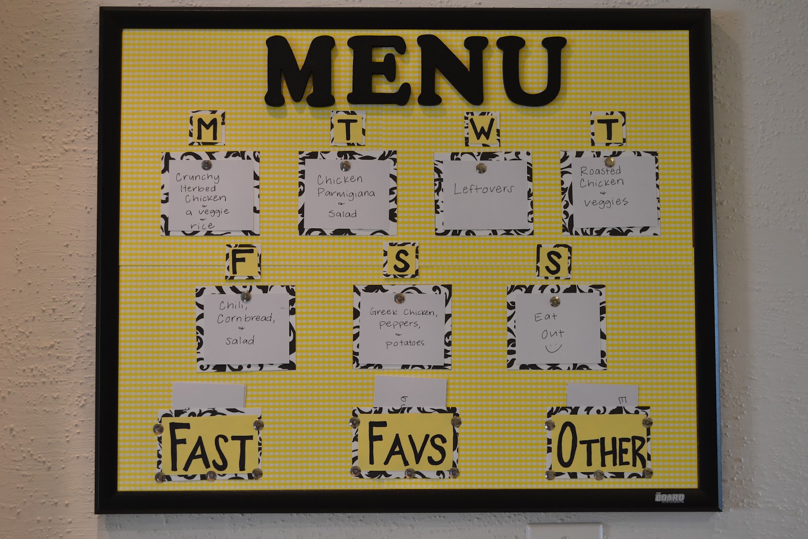 DIY Menu Board