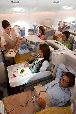 The Hopeful Traveler Emirates A380 Business Class
