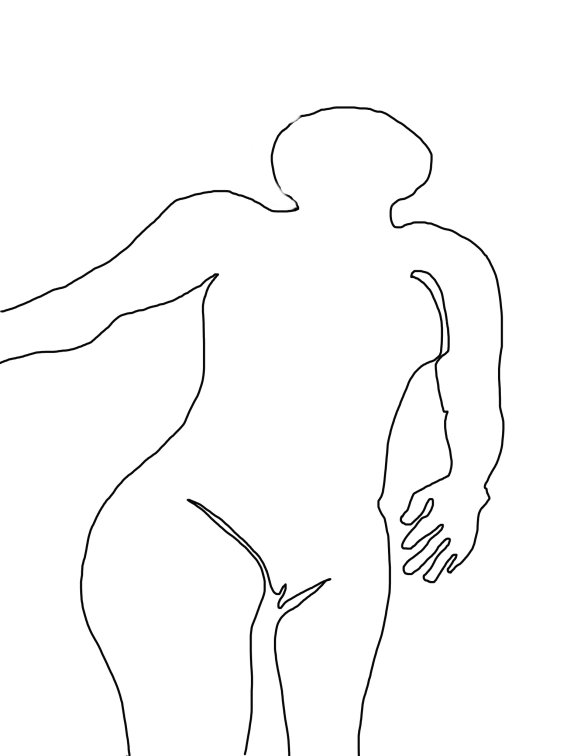 a body outline