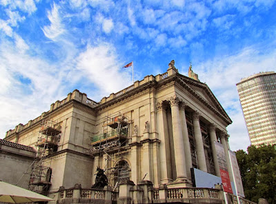 London, Visit, UK, art gallery, exhibition, Tate Britain, Vauxhall, scaffolding, repair, Millbank, free, day trip, building, s