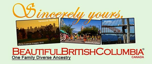 Sincerely Yours, Beautiful British Columbia