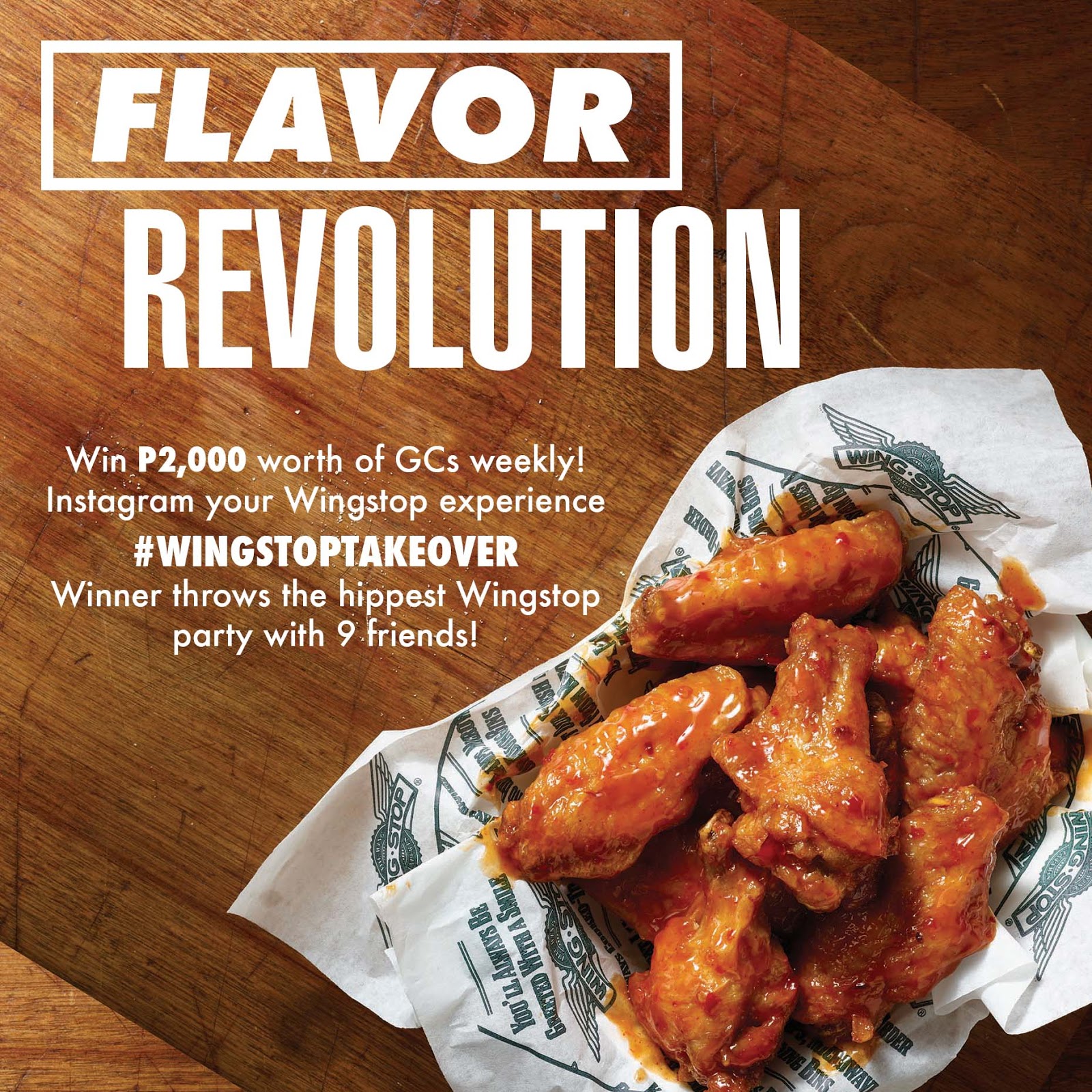 The Food Alphabet and More Wingstop Flavor Revolution is on! Win P2