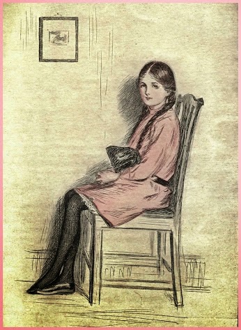 Little Pink Lady by A Wallis Mills 1912