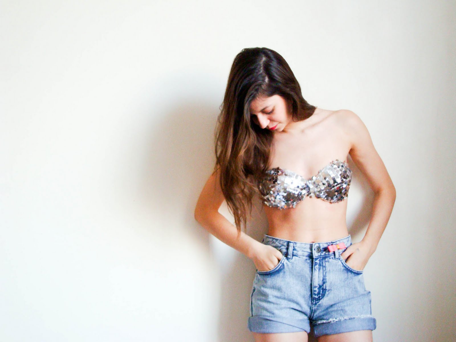 do it yourself // the sequin bra the girl named Love