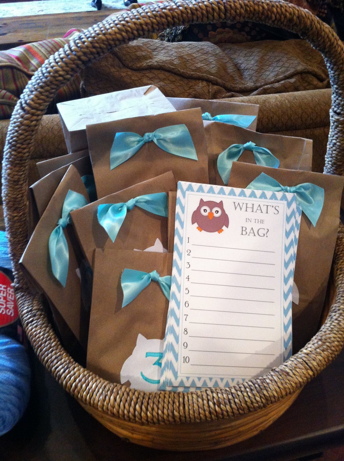 Fannypacks and Finlandia Owl Themed Baby Shower