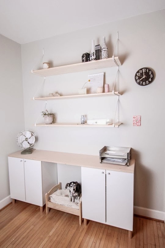 Mueble nórdico con armarios para lavabo workspace nordic style low cost
