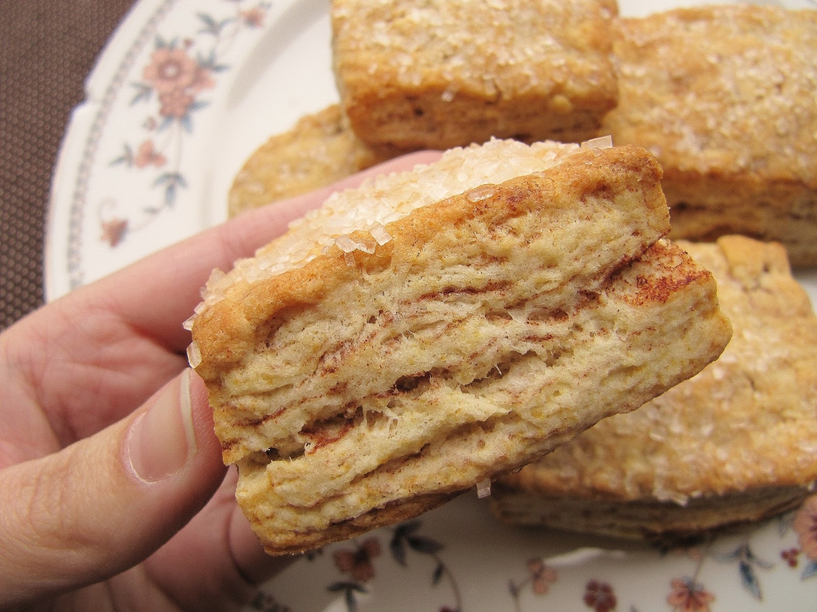 Dimples & Delights Flaky Cinnamon Layered Biscuits