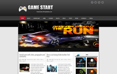 Game Start Blogger Template