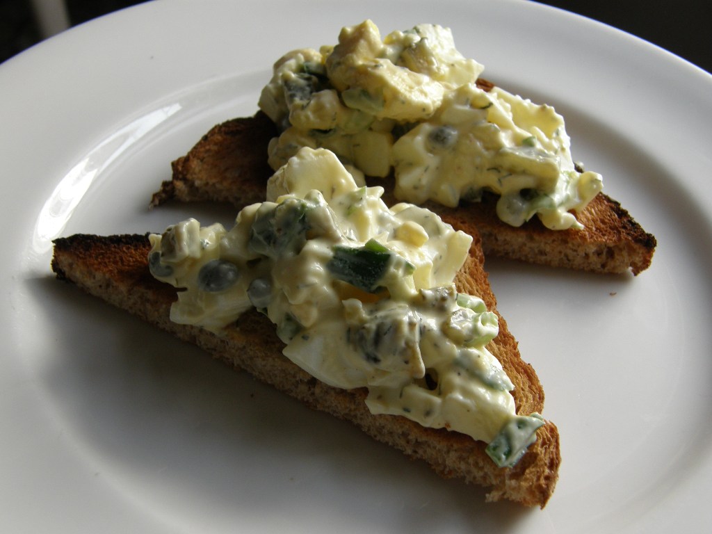 The Cookbook Junkie My new favorite egg salad Egg Tartare