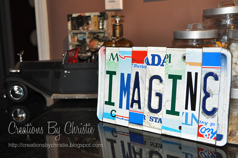 Creations By Christie Recycled License Plates
