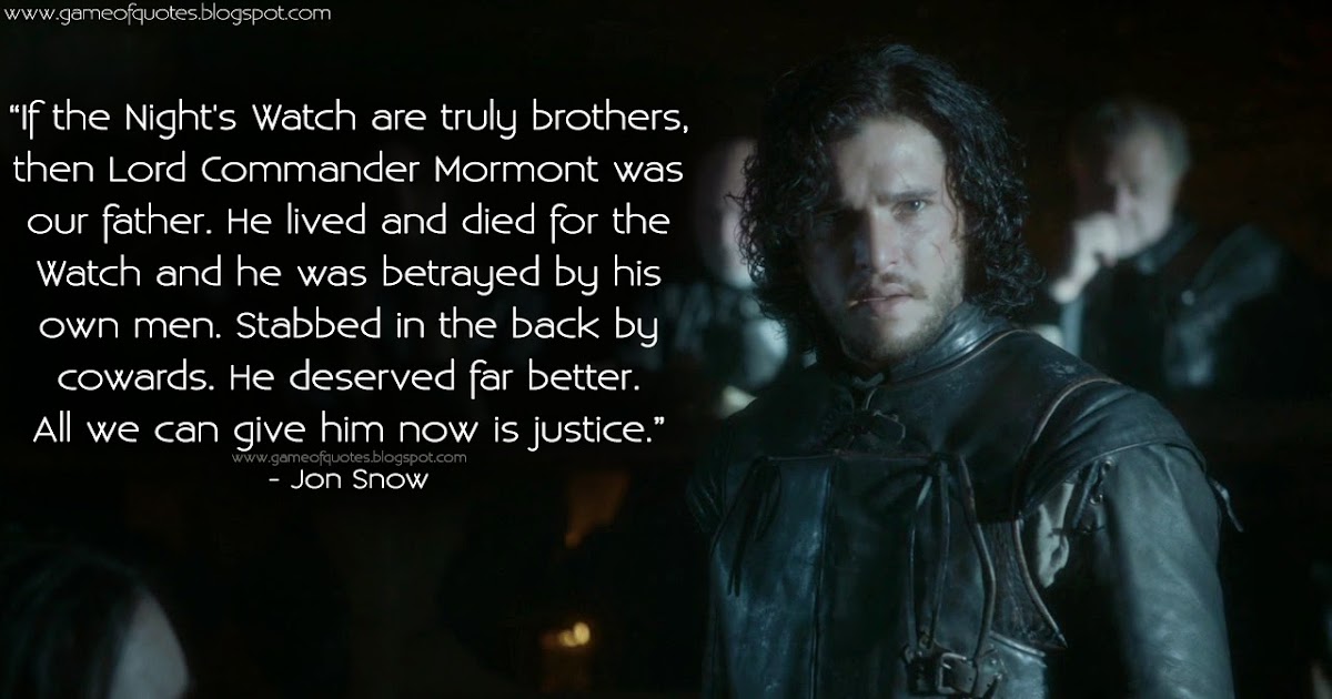 Game of Thrones Quotes If the Night