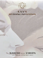 Naresh weds Virupa invitation cards-cover-photo