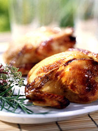 Maple-Cranberry Game Hens