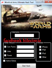 World At Arms Hack Tool Password