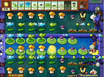 Game Petualangan Plant and Zombie