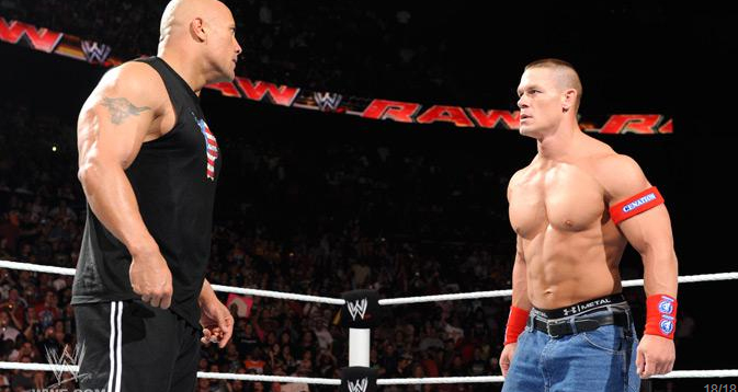[28/01/2013] Résultat de Raw #2 The+Rock+and+John+Cena+agree+to+a+mat