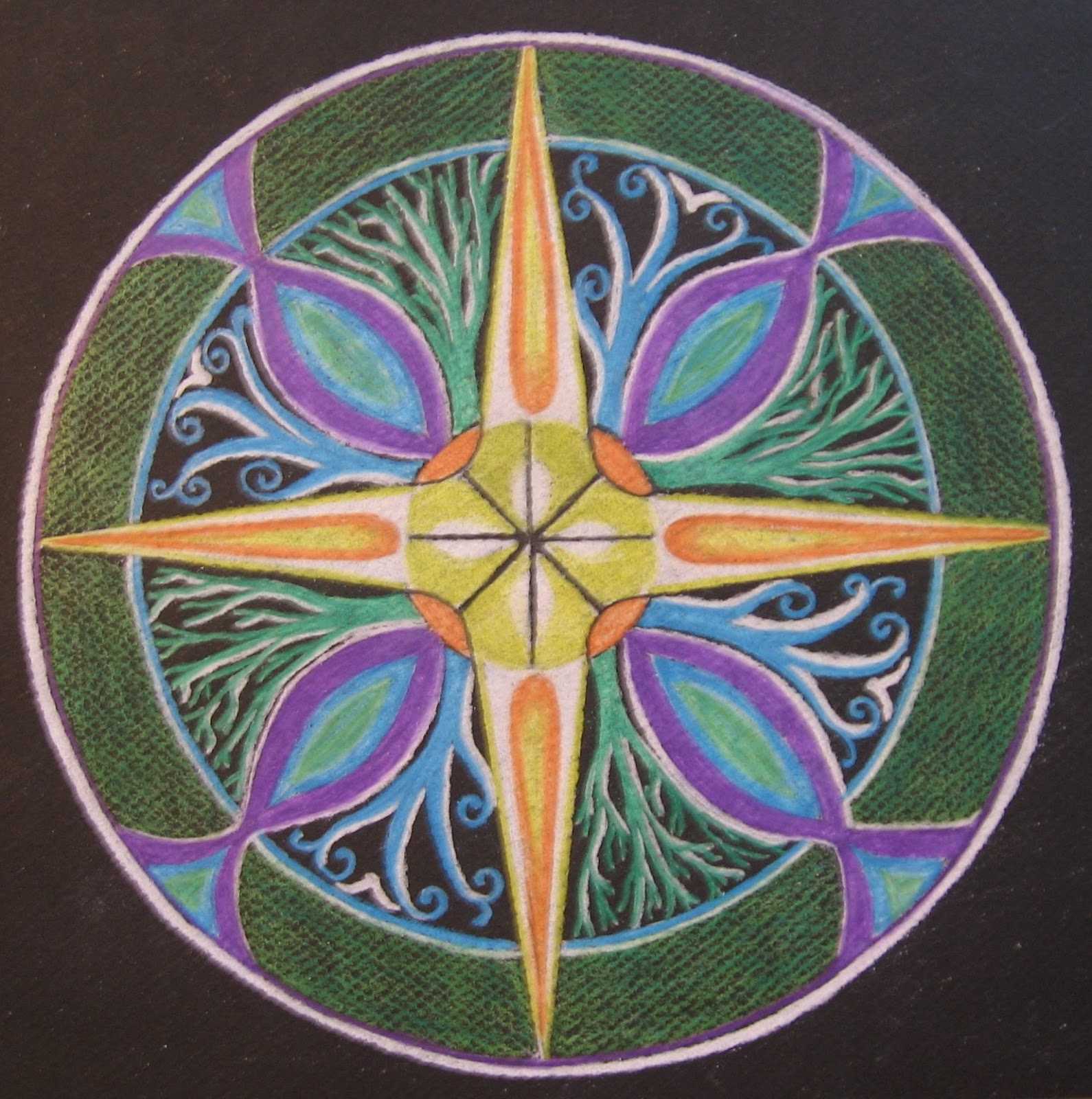 Paintings by CB Woodling: Mandala Art