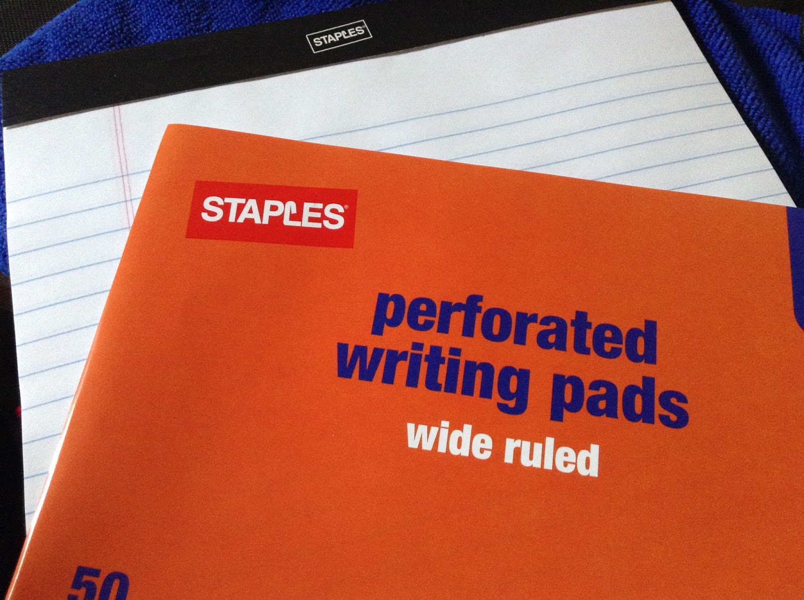 The Frugal Fountain Pen Staples Perforated Writing Pads