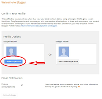 Confirm your profile 