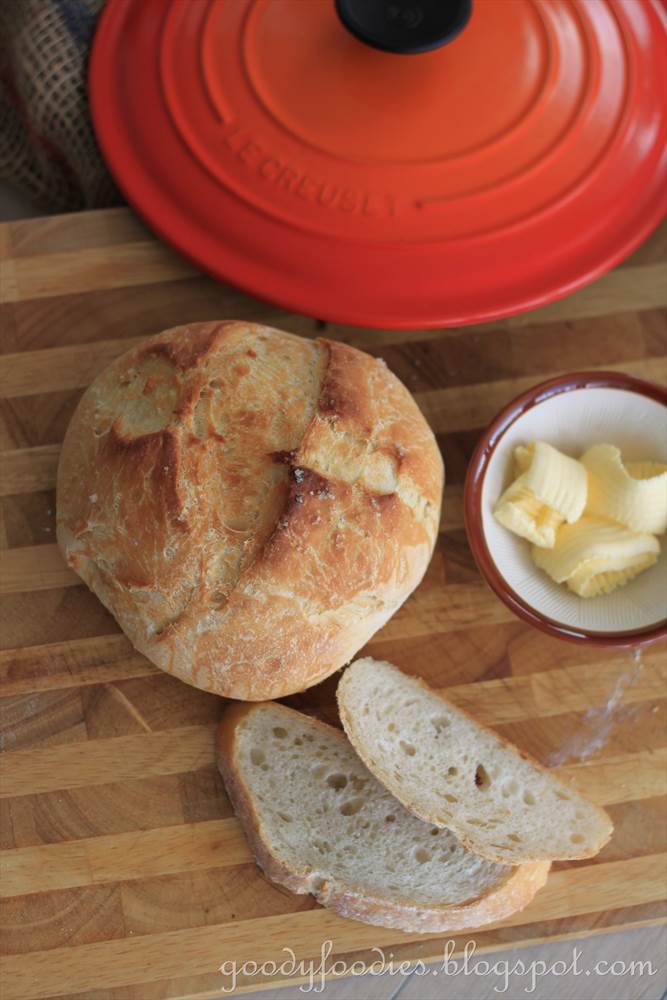 GoodyFoodies Recipe Le Creuset Dutch Oven Bread