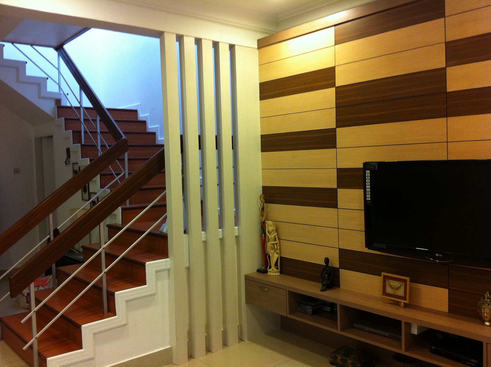 Interior design & renovation kuala terengganu: tv cabinet with ...
