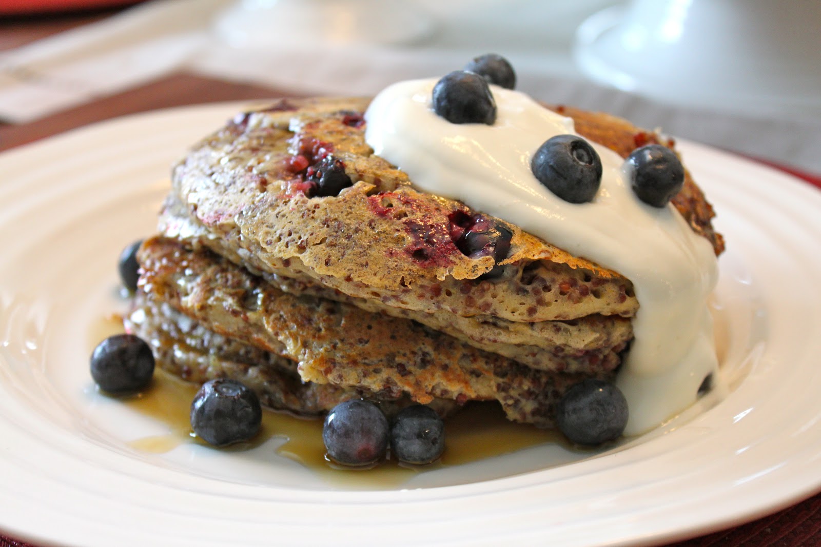Explore Love Eat Blueberry Quinoa Johnnycakes