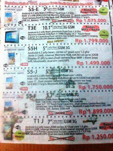 gambar 1 gambar brosur harga advan vandroid 2014