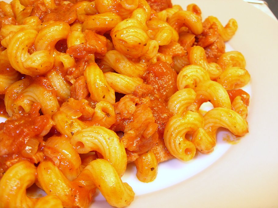 Jenny Eatwell's Rhubarb & Ginger Pasta alla Amatriciana bacon